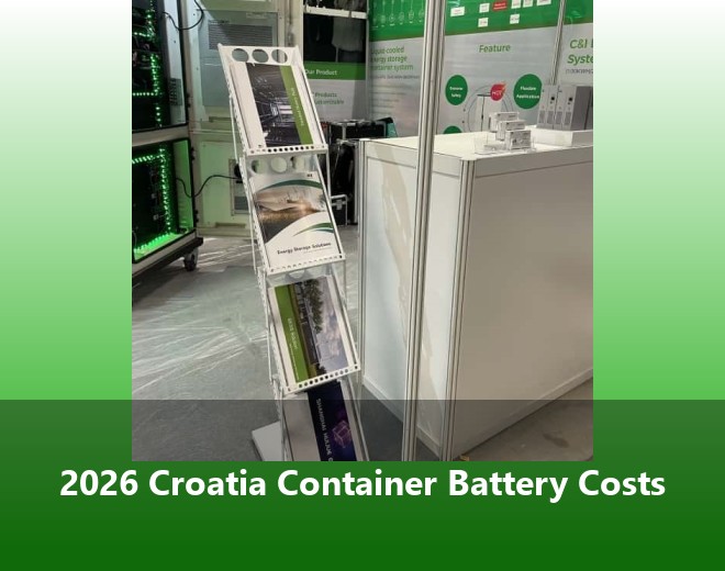 2026 Croatia Container Battery Costs